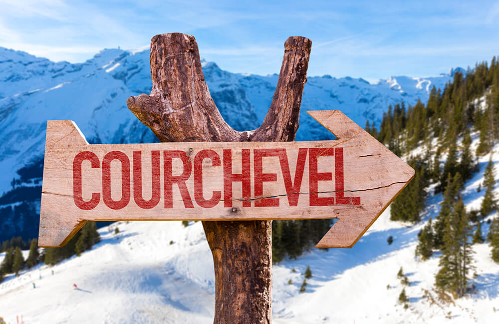 courchevel panneau