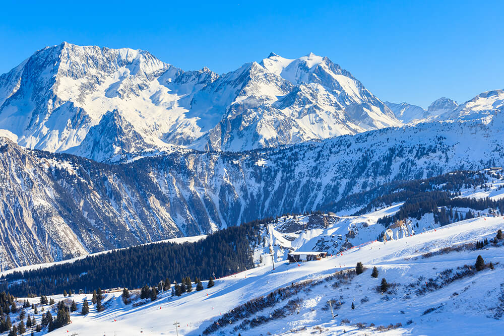 paysage montagne courchevel